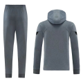 PSG Hoodie Training Kit (Jacket+Pants) Gray 2021/22