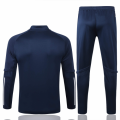 2020 France Navy Zipper Sweat Shirt Kit(Top+Trouser)