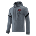 PSG Hoodie Training Kit (Jacket+Pants) Gray 2021/22