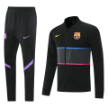 Barcelona Training Jacket Kit (Jacket+Pants) Player Version Black 2021/22