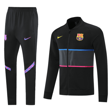 Barcelona Training Jacket Kit (Jacket+Pants) Player Version Black 2021/22