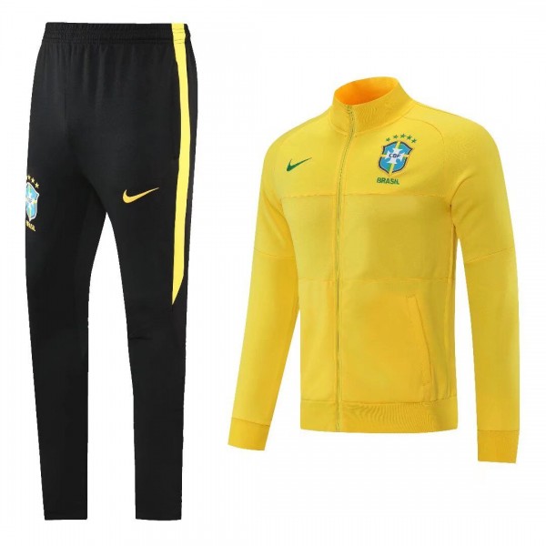 Brazil Training Kit (Jacket+Pants) Yellow 2021/22