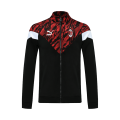 21/22 AC Milan Black&Red&White High Neck Collar Training Jacket