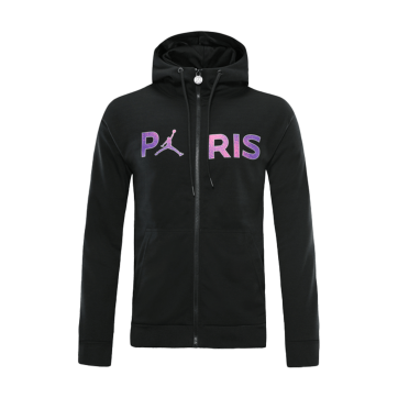 PSG Hoodie Jacket Black&Purple 2021/22