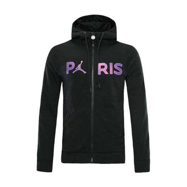 PSG Hoodie Jacket Black&Purple 2021/22