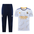 Real Madrid Training Kit (Top+3/4Pants) Black&White 2021/22