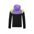 Brazil Windbreaker Hoodie Jacket Black&Lavender 2021/22