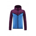 Customize Hoodie Training Kit (Jacket+Pants) Purple&Blue 2022