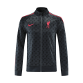 21/22 Liverpool Gray High Neck Collar Training Jacket