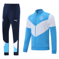 Manchester City Training Jacket Kit (Jacket+Pants) SkyBlue&White 2021/22