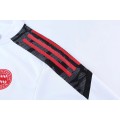 Bayern Munich Zipper Sweatshirt Kit(Top+Pants) White&Black 2021/22