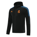 Real Madrid Hoodie Jacket Black&Orange 2021/22