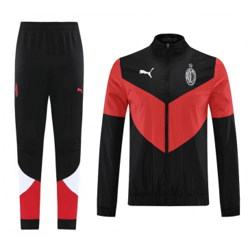 AC Milan Windbreaker Hoodie Kit (Jacket+Pants) 2021/22