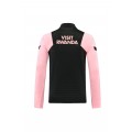 PSG Zipper Sweatshirt Kit(Top+Pants) Black&Pink 2021/22