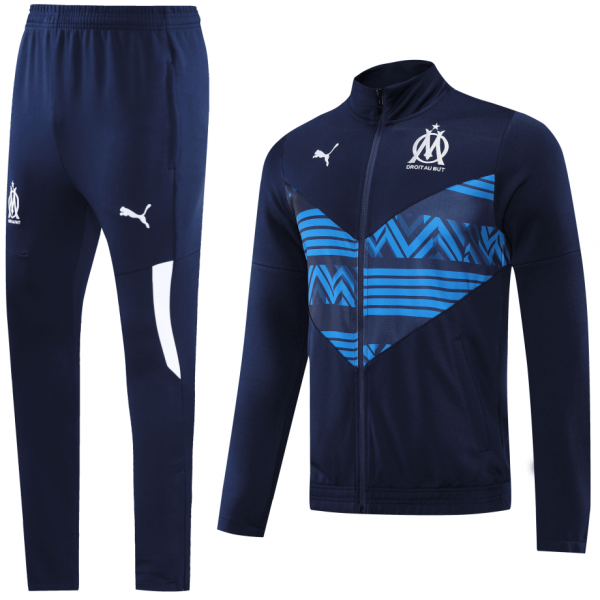 Marseille Training Jacket Kit (Jacket+Pants) Navy&Blue 2022