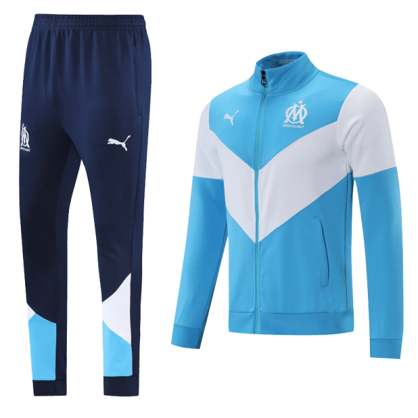 Marseilles Anthem Jacket Kit(Jacket+Pants) Blue 2021/22