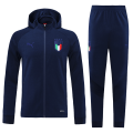 Italy Hoodie Training Kit (Jacket+Pants) Navy 2021/22