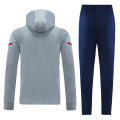 PSG Hoodie Training Kit (Jacket+Pants) Gray 2021/22