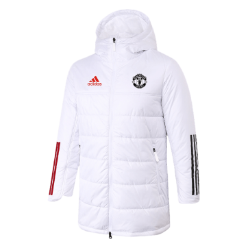 Manchester United Training Winter Long Jacket White 2021/22