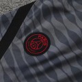 PSG  Soccer Jersey Training Kit(Jersey+Shorts) Black&Gray 2021/22