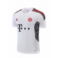 Bayern Munich Training Soccer Jersey Kit(Jersey+Shorts) White&Black 2021/22