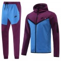 Customize Hoodie Training Kit (Jacket+Pants) Purple&Blue 2022