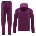 Customize Hoodie Training Kit (Jacket+Pants) Purple&Blue 2022