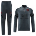 PSG Zipper Sweatshirt Kit(Top+Pants) Deep Gray 2021/22