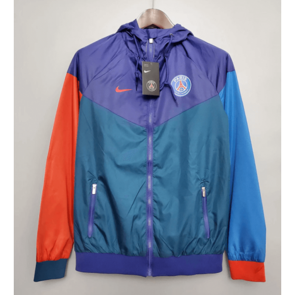 PSG Windbreaker Hoodie Jacket Multicolor 2021/22