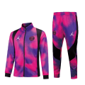 PSG Jordan 21/22 High Neck Collar Training Jacket KitJacket+Trouser) Purple