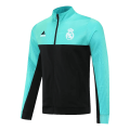 Real Madrid Training Jacket Black&Cyan 2021/22