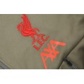 Liverpool Hoodie Training Kit Khaki&Red (Jacket+Pants) 2021/22