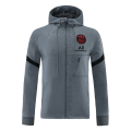 PSG Hoodie Training Kit (Jacket+Pants) Gray 2021/22