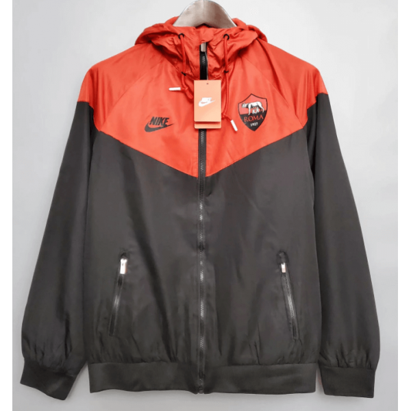 Roma Windbreaker Hoodie Jacket Orange&Brown 2021/22