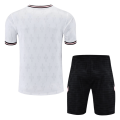 PSG Soccer Jersey Training Kit(Jersey+Short) White&Black Replica 2021/22