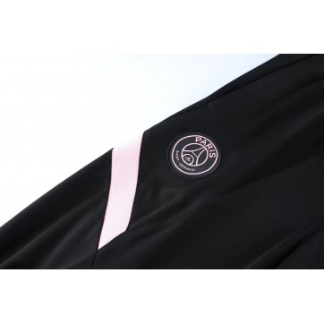 PSG Zipper Sweatshirt Kit(Top+Pants) White&Pink 2021/22