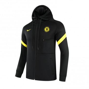 Chelsea Hoodie Training Kit Black(Jacket+Pants) 2021/22