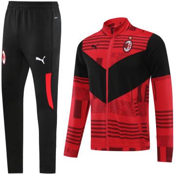 AC Milan Training Kit (Jacket+Pants) Red&Black 2021/22