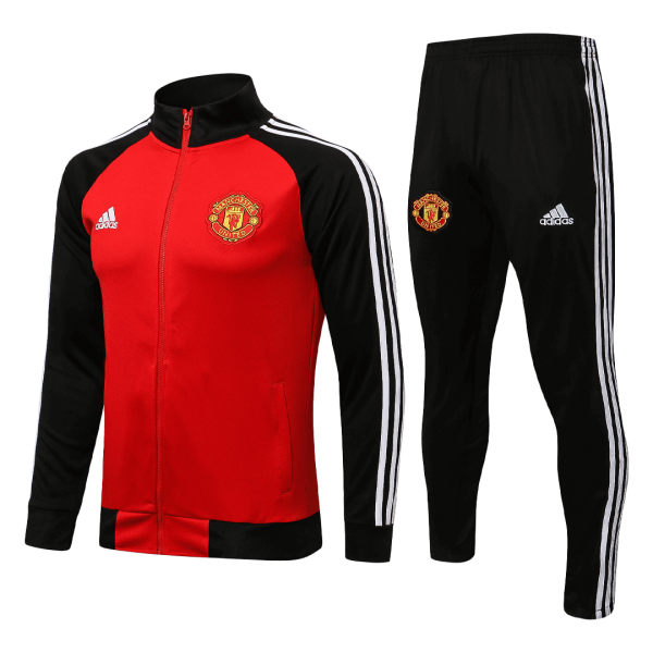 Manchester United Training Kit (Jacket+Pants) Red&Black 2021/22