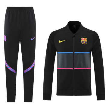 Barcelona Training Jacket Kit (Jacket+Pants) Player Version Black 2021/22