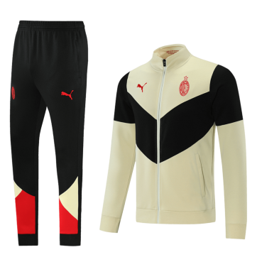 AC Milan Training Jacket Kit (Jacket+Pants) Cream&Black 2021/22