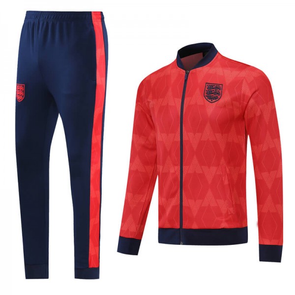 England Training Kit (Jacket+Pants) Retro Version Red 2021/22