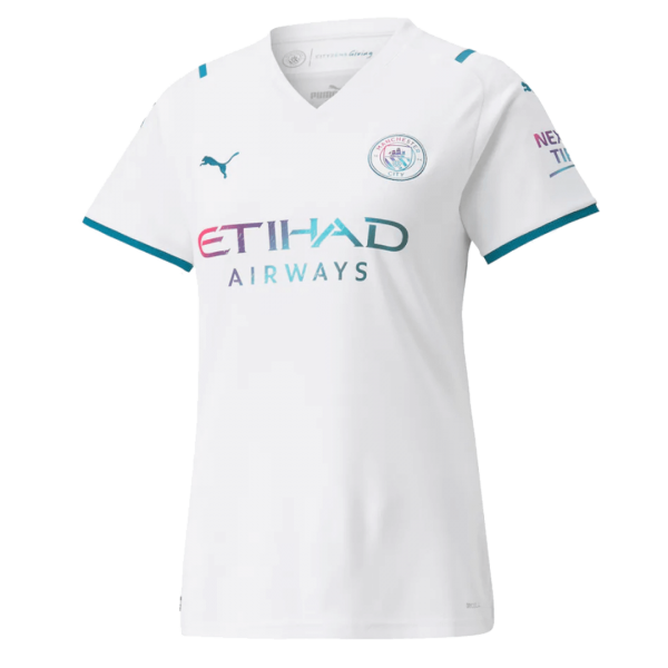 Manchester City Women's Soccer Jersey Away Replica 2021/22