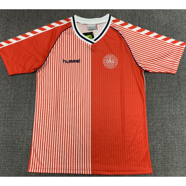 Denmark Retro Soccer Jersey Home Replica 1986