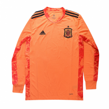 Spain Soccer Jersey Goalkeeper Long Sleeve Replica 2021