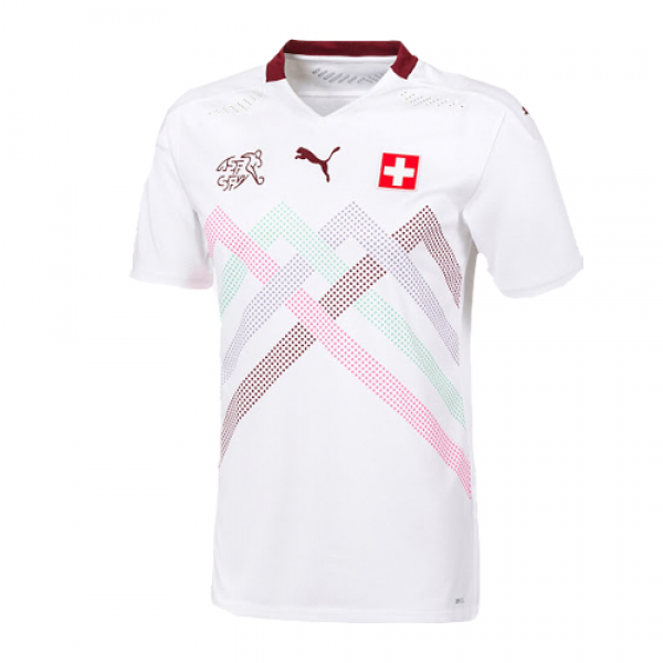 Switzerland Soccer Jersey Away Replica 2020