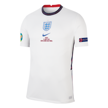 England Soccer Jersey Home Euro 2020 Final Version Replica