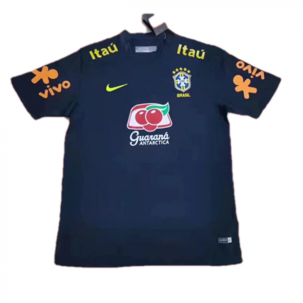 Brazil Training Soccer Jersey Replica 2021 - Black