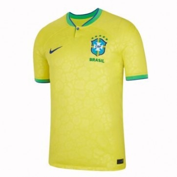 Brazil Soccer Jersey Home Replica World Cup 2022