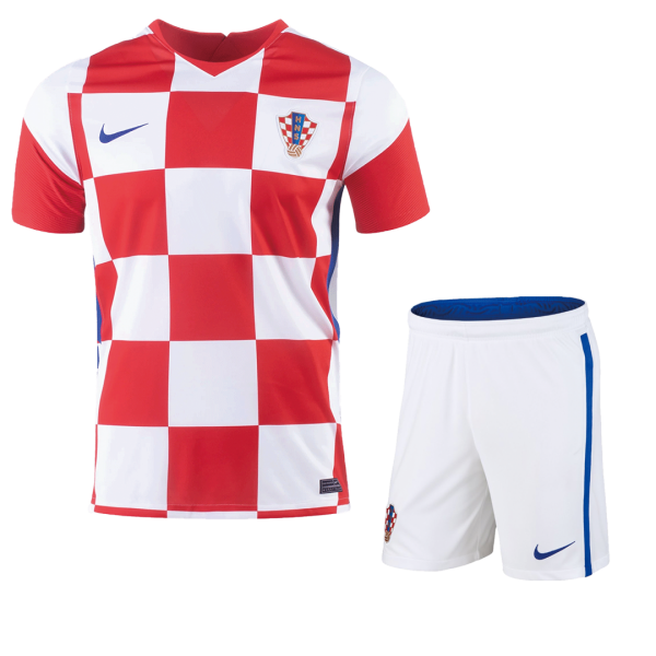 Croatia Soccer Jersey Home Kit (Jersey+Short) Replica 2021